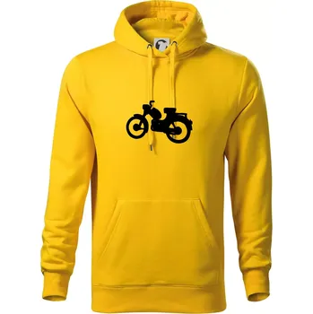 Pánská mikina Pařez - Mikina pánská Cape s kapucí - 5XL ( Žlutá )