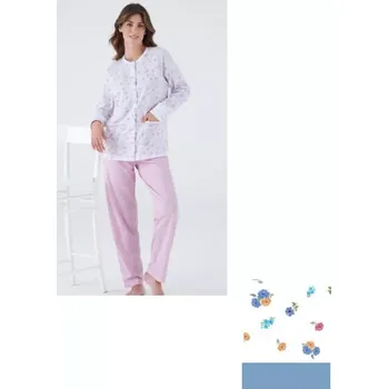 Dámské pyžamo Dámské pyžamo Karelpiu KC8032 3xl Sv. modrá