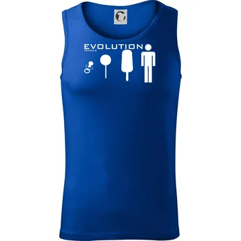 Evoluce ženy - Tílko pánské Core - L ( Královská modrá )
