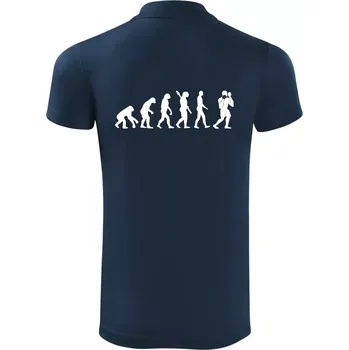 Pánská košile Evoluce box - Polokošile Victory sportovní (dresovina) - 3XL ( Námořní modrá (velmi tmavá - téměř černá) )