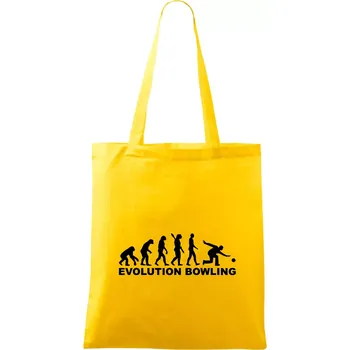 Evoluce bowling - Taška bavlněná - 42 x 38 cm ( Žlutá )
