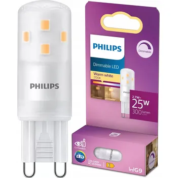 Žárovka LED žárovka G9 Kapsle 2,7W = 25W 300lm 2700K Teplá Stmívatelná Philips