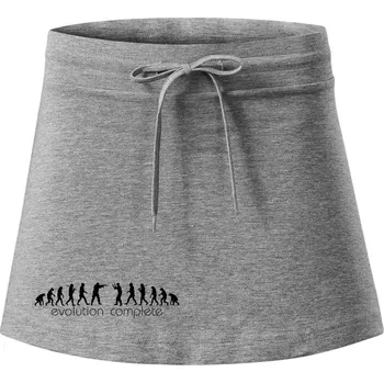 Dámská sukně Evoluce kompletní - Sportovní sukně - two in one - XL ( Tmavě šedý melír )