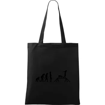 Evoluce agility žena - Taška bavlněná - 42 x 38 cm ( Černá )