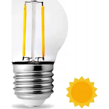 Žárovka DEKORATIVNÍ ŽÁROVKA G45 FILAMENT LED EDISON 8W E27 TEPLÁ BÍLÁ