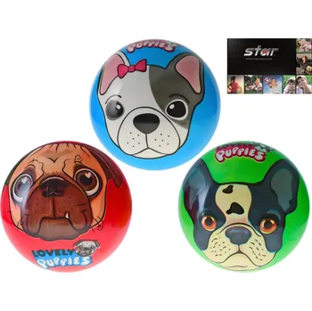 Houpací síť Mikro trading Míč štěňátka - 11 cm