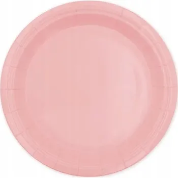 Talíř PAPÍROVÉ TALÍŘKY eko BARVA růžová pastelová 6 ks