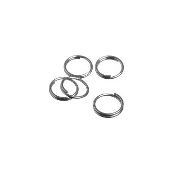 Materiál na výrobu šperku Dvojité kroužky z nerezové oceli, 7x0,6mm (50ks)