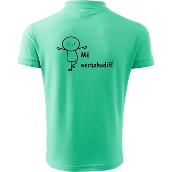 Pánská košile Mě nerozhodíš - Polokošile pánská Pique Polo 203 - L ( Mátová )