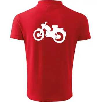 Pánská košile Pařez - Polokošile pánská Pique Polo 203 - 5XL ( Červená )