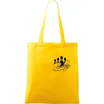 Bowling kuželky - Taška bavlněná - 42 x 38 cm ( Žlutá )