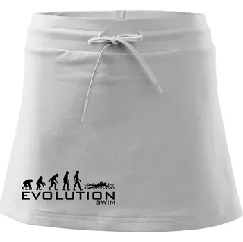 Dámská sukně Evoluce Swim - Sportovní sukně - two in one - XL ( Bílá )