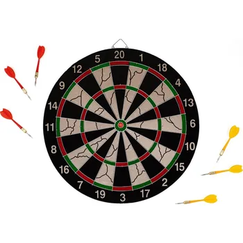 Acra terč na šipky 17", 40cm, kovový rám, 6 šipek