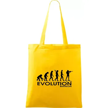 Evoluce biatlonu Biathlon - Taška bavlněná - 42 x 38 cm ( Žlutá )