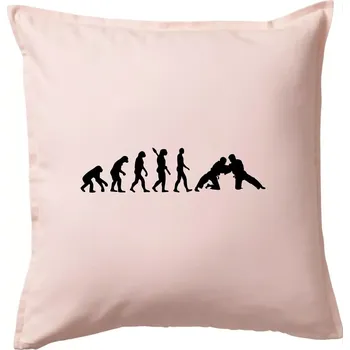 Polštář Judo Evoluce - Polštář 50x50 - 50x50 - Pouze potah ( Světle růžová )