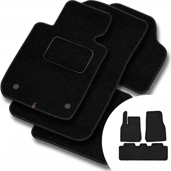 autokoberec Velurové autokoberce Motos 3 ks