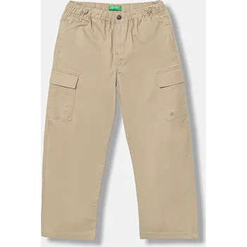 Chlapecké kalhoty Dětské kalhoty United Colors of Benetton 4XZXCF04I.G.seasonal béžová 80X, vel. 170