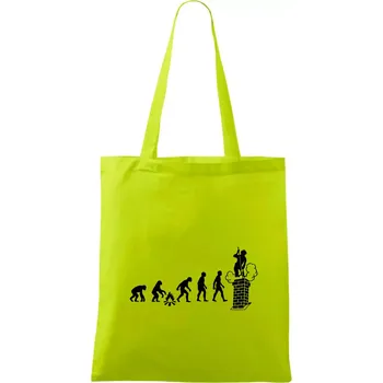Evoluce kominík - Taška bavlněná - 42 x 38 cm ( Limetková )