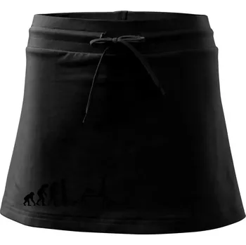 Dámská sukně Evoluce agility žena - Sportovní sukně - two in one - XL ( Černá )