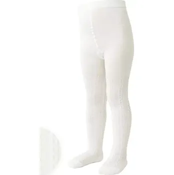 DÍVČÍ VZOROVANÉ KOSTKOVANÉ PUNČOCHÁČE JOY 071 ECRU 116-122