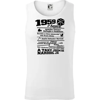 1959 v kostce - Tílko pánské Core - L ( Bílá )