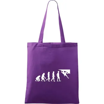 Evoluce bouldering - Taška bavlněná - 42 x 38 cm ( Fialová )