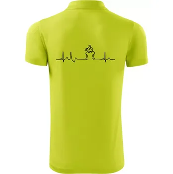 Pánská košile EKG zamilovaný pár - Polokošile Victory sportovní (dresovina) - XL ( Limetková )
