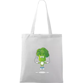 Brokolice tenista - Taška bavlněná - 42 x 38 cm ( Bílá )