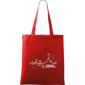 Profil Liberec - Taška bavlněná - 42 x 38 cm ( Červená )