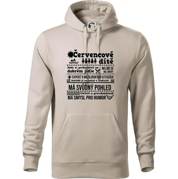 Pánská mikina Narozeniny červenec - Mikina pánská Cape s kapucí - XL ( Ledově šedá )