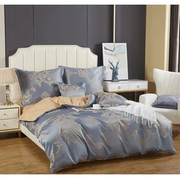 Povlečení POVLEČENÍ ŠEDÉ SATÉNOVÉ 160x200 + 2 POVLAKY NA POLŠTÁŘ 70x80 SOUPRAVA