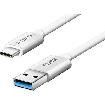 Datový kabel USB kabel Adata ACA3AL-100CM-CSV stříbrný 1 m