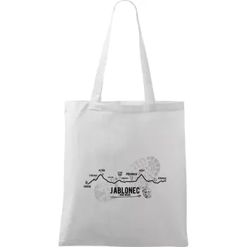 Profil Jablonec nad Nisou - Taška bavlněná - 42 x 38 cm ( Bílá )