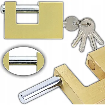 Visací zámek Visací zámek s cylindrickou vložkou na klíč alma_