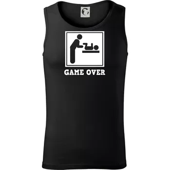 Pánské termoprádlo Game over miminko - Tílko pánské Core - L ( Černá )