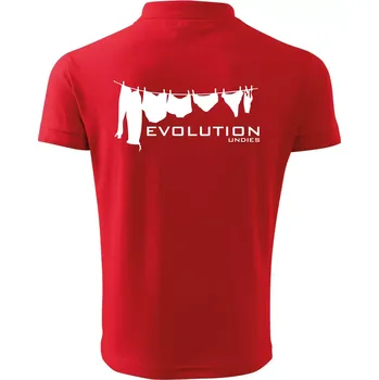 Pánská košile Evoluce spodního prádla - Polokošile pánská Pique Polo 203 - 2XL ( Červená )