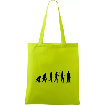 Evoluce zedník zbiječka - Taška bavlněná - 42 x 38 cm ( Limetková )