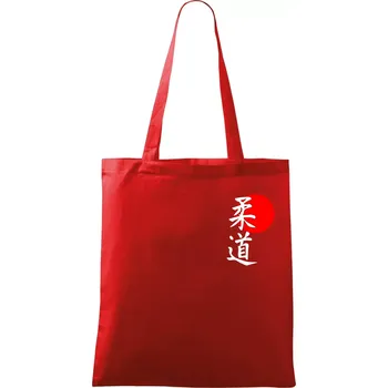 Judo Japan vlajka - Taška bavlněná - 42 x 38 cm ( Červená )