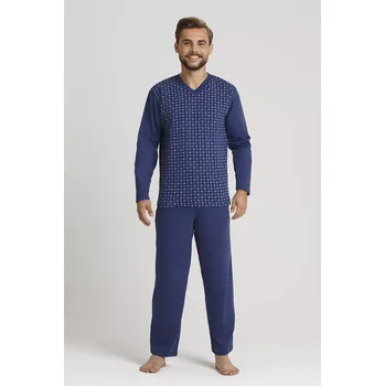 Pánské pyžamo Pánské pyžamo Gucio long/r 4XL-5XL mix barev-mix designu 4XL