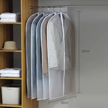 Obal na šaty Průhledný závěsný obal na šaty | obal, vak - 60x120cm , 10 ks