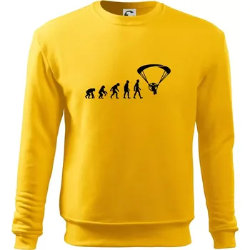 Pánská mikina Evoluce paramotor - Mikina Essential pánská - 2XL ( Žlutá )