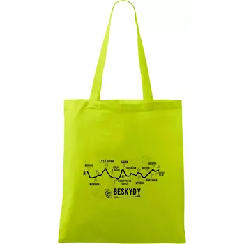 Profil Beskydy - Taška bavlněná - 42 x 38 cm ( Limetková )