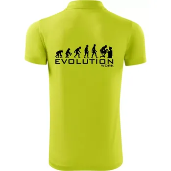 Pánská košile Evoluce práce - Polokošile Victory sportovní (dresovina) - M ( Limetková )