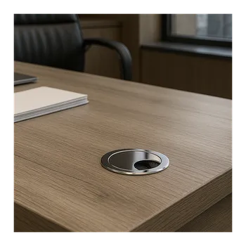 kabelová chránička Interex design Kabelová průchodka LINDA 60 / Chrom lesklý