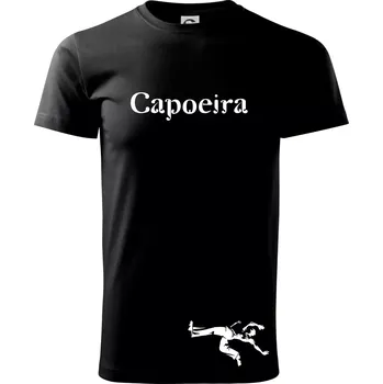 Pánské tričko Capoeira velký - Triko extra velké (5-8XL) - 8XL ( Černá )