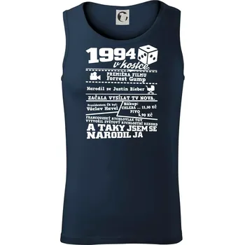 1994 v kostce - Tílko pánské Core - L ( Námořní modrá (velmi tmavá - téměř černá) )