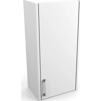 Koupelnový nábytek KOUPELNOVÁ SKŘÍŇKA ZÁVĚSNÁ SLOUPEK DO KOUPELNY ZUZIA 62/30/20 BÍLÁ