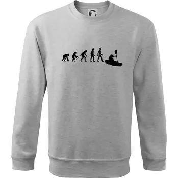 Evoluce kajak - Mikina Essential dětská - 158 cm/12 let ( Světlešedý Melír )