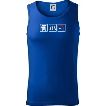 Kamion trio - Tílko pánské Core - M ( Královská modrá )