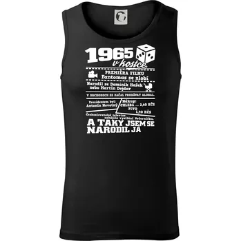 1965 v kostce - Tílko pánské Core - XL ( Černá )